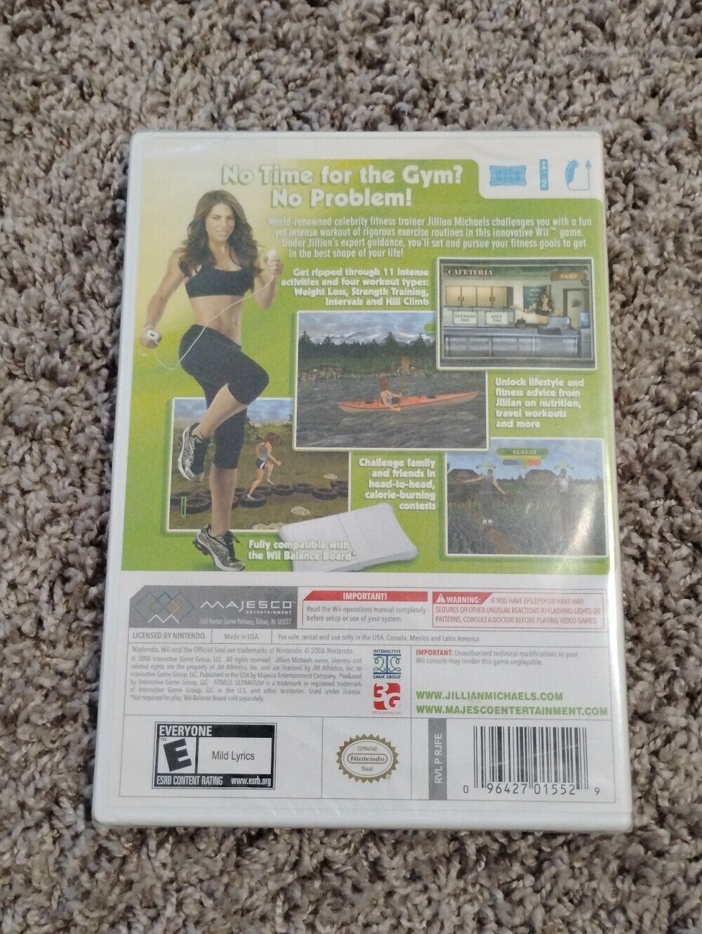 Jillian Michaels' Fitness Ultimatum 2009 (Nintendo Wii) - Brand New & Sealed - Picture 2 of 2